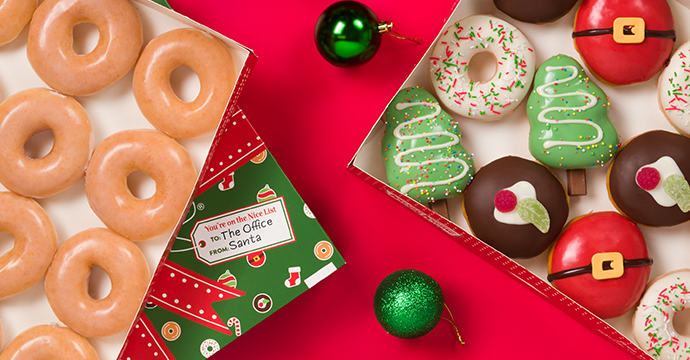 Krispy Kreme Assorted Doughnut that you can add to a dozen of your creation